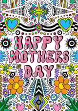 Joyful Mothers Day card - Happy Mothers Day created by Ailish Beadle