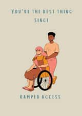 Wheelchair Ramped Access Card created by DisableThis