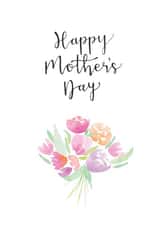 Cute Mother's Day Card - Bunch of Watercolour Flowers created by Beloved Creations