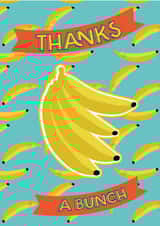 Cute Thanks A Bunch Banana's Card created by The Gifting Knot