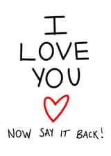 Cute and funny card for a loved one. created by Hannah Hancock