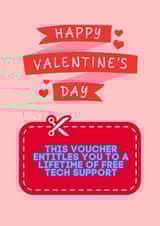 Cute Valentines Day card of a free voucher created by My Touch