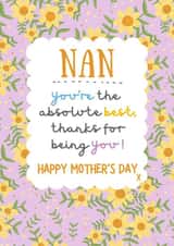 Pretty Mother's Day card - Nan - From the Heart created by Rebecca Handy