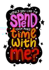 Valentine's Card for a needy other half - For When you just can't get enough! created by SAUCY PUPS