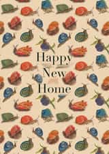 Happy New Home Card  - Jazzy Snails created by Amy Rodger