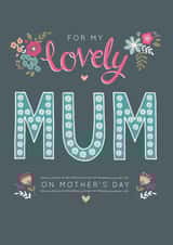 Pretty Floral Card for a Lovely Mum on Mother's Day created by Claire Wilson