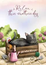 Gardening Cat Mother's Day Card created by Alexandra Hammatt