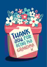 Heartfelt Mother’s Day Card for Gran or Granny - Thank you for being my Grandma created by The Typecast Gallery