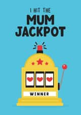 Cute Mother's Day Card -  Jackpot - Casino created by Michael Cutler