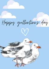 Galentine's day card for the 'gulfriends' in your life- Happy gullentine's day created by Lisa Green