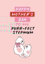 Cute Mother's Day card to my perfect stepmum created by Superlush Cards