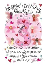 Cute Birthday Card - 3rd - Female - Girl Power Fairies created by The Girl Power Fairies