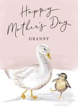 Cute Mother's Day Card - Granny - Goose & Duckling created by Making Meadows Ltd