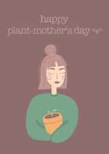 Cute Mother's Day Card - Happy Plant-Mother's Day created by Diashows