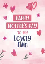 Cute Mother's Day Card - Lovely Nan created by Geordies Love Gin