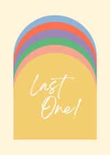 Cute Get Well Card - Last One - Chemotherapy created by A Little Note Gifts