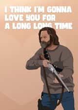 The Last of Us Bill Anniversary or Valentines Card for Significant Other created by Luke Peek