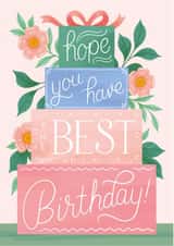 Presents Birthday Card | Female Birthday Card | Pastel created by Ricicle Cards