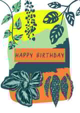 Happy Birthday Card for Plant Lover created by Demi Yuill Designs 