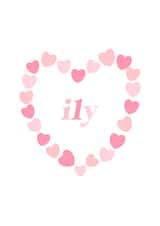 ILY! Valentine's Day Card created by @pepperpeachillustrations