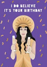 Celebrity Birthday Card - Cher - Music created by Lucy Maggie Designs