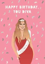 Celebrity Birthday Card - Mariah Carey - Music created by Lucy Maggie Designs