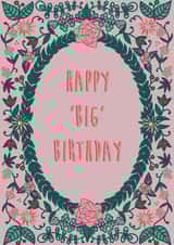 Happy Big Birthday created by Meet the Moon Designs