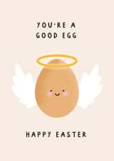 Cute Easter Card - You're A Good Egg created by Studio Mads