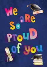 Cute Graduation Card - So Proud of You created by Nidd And Rigg!