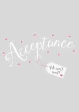 Acceptance card - We can't wait! created by Wink Design - Michelle Roberts