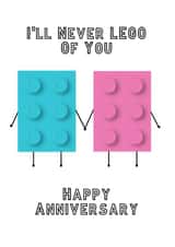 Never Lego of you card created by Prints By Bobsy