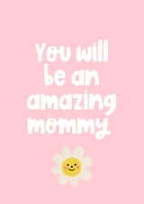 Cute mommy to be card created by GIFTS BY ANNA