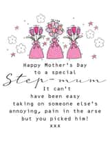 Happy Mother's Day card to a special Step-mum created by Eggbert & Daisy