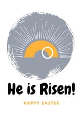 He is Risen! - Happy Easter - Empty Tomb Easter Card - Christian Card created by Berklesful Designs