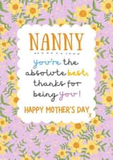 Pretty Mother's Day card - Nanny - From the Heart created by Rebecca Handy