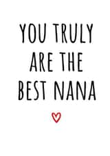 Cute Mother's Day Card - Nana - From the Heart created by Amy (Hedgecards)