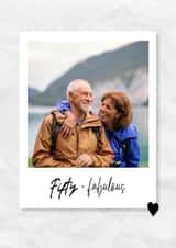 Personalised Birthday Photo Card created by @hollielonglanddesigns - 50 50th Birthday Personalised Photo Card 20389