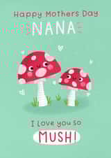 Cute Mother's Day Card - Nana - Love You so Mush created by Jess Moorhouse