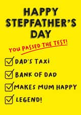 Cheeky card for your beloved stepdad - stepfather created by JayneyD Designs