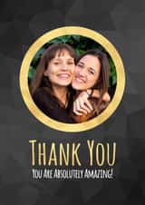 Personalised Thank You Photo Card created by Simon - Cute Thank You Card - Absolutely Amazing