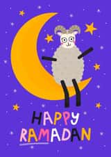 Happy Ramadan - Eid Mubarak Celebration - Muslim Islamic Faith - Blessing - Ram created by Ludicrous Prints