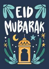 Cute Faith Card - Eid Mubarak created by Natalia Gonzalez