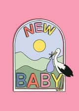 New Baby - Stork - New Arrivals created by Basil Thyme