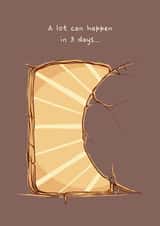 A Lot Can Happen In 3 Days (Jesus' Empty Tomb) - Christian Easter Card created by InspireNation