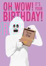 Funny Birthday Card - Drag Race - Jimbo created by Abi Lee