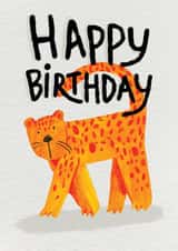 Cute Tiger Happy Birthday Card created by Ulrike Mieke 
