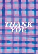 Colourful, vibrant thank you for a pattern-loving friend created by Ulrike Mieke 