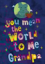 Cute Father's Day or Birthday Card For Grandpa created by Nidd And Rigg!