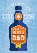 Classic Birthday Card - Dad - Beer created by 0nly Me!