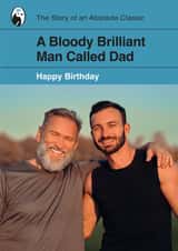 Personalised Birthday Photo Card created by Yay Days - Cute Birthday Card - Dad - Bloody Brilliant Book